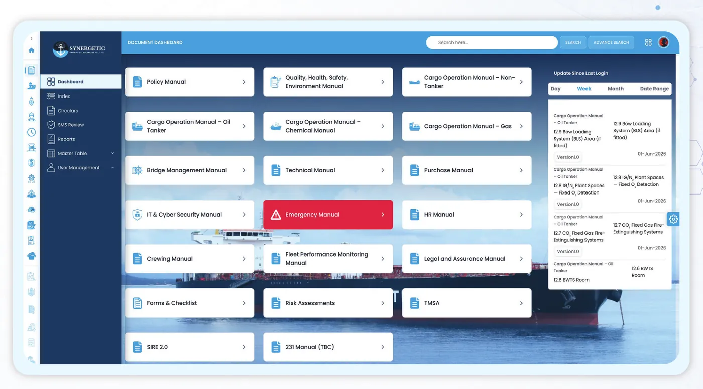 DMS X7 dashboard
