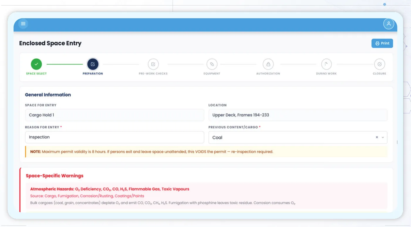 PTW X7 dashboard